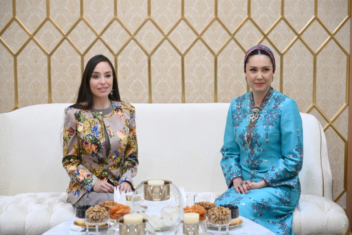 Leyla Əliyeva Türkmənistanda səfərdədir
