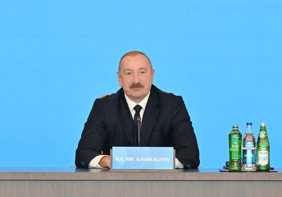 Prezident İlham Əliyev Bakıda VII Ümumdünya Mədəniyyətlərarası Dialoq Forumunun açılışında iştirak edib